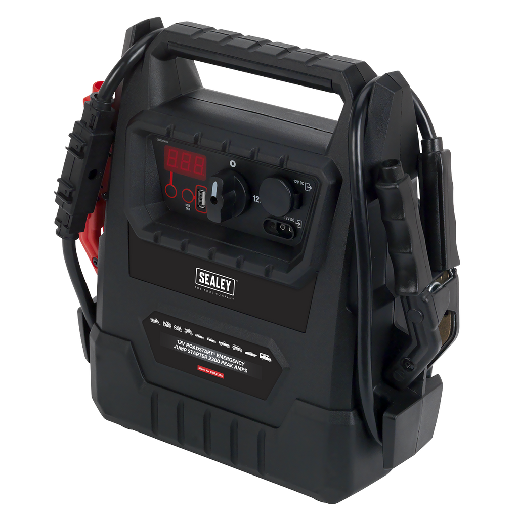 12V RoadStart® Emergency Jump Starter 2300 Peak Amps