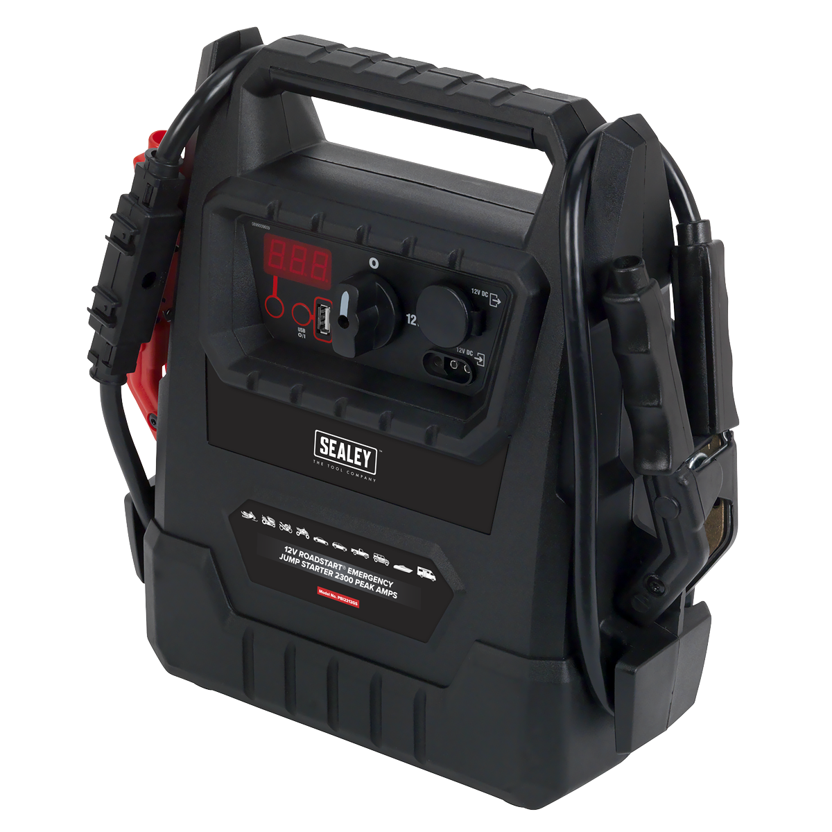 12V RoadStart® Emergency Jump Starter 2300 Peak Amps