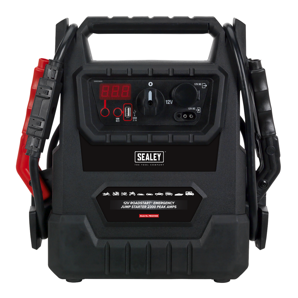 12V RoadStart® Emergency Jump Starter 2300 Peak Amps