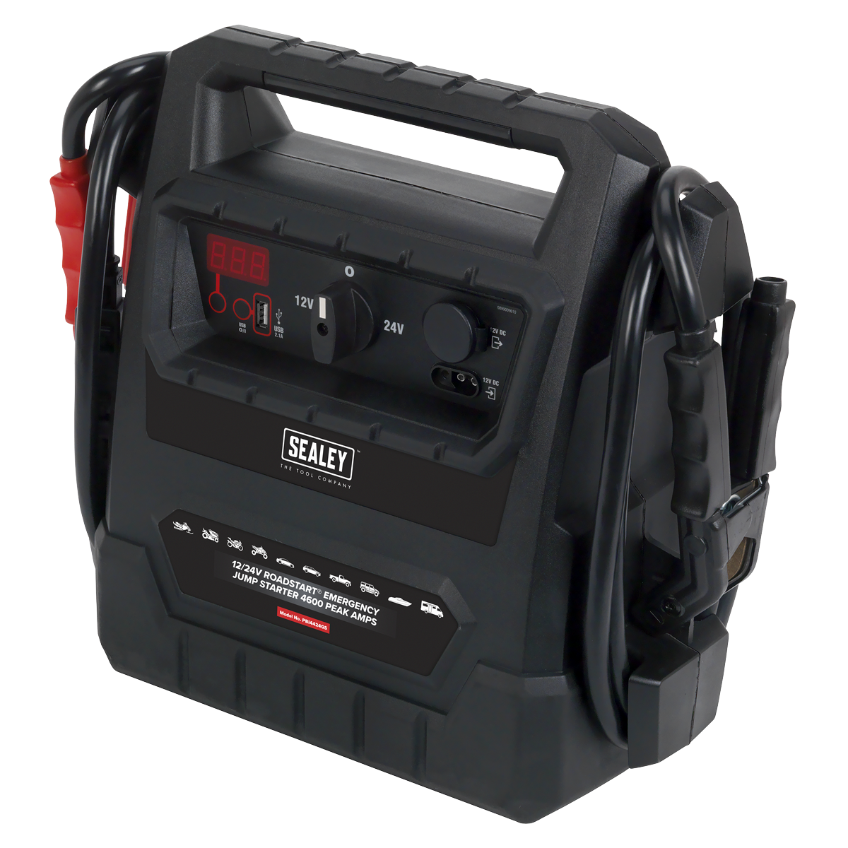 12/24V RoadStart® Emergency Jump Starter 4600 Peak Amps