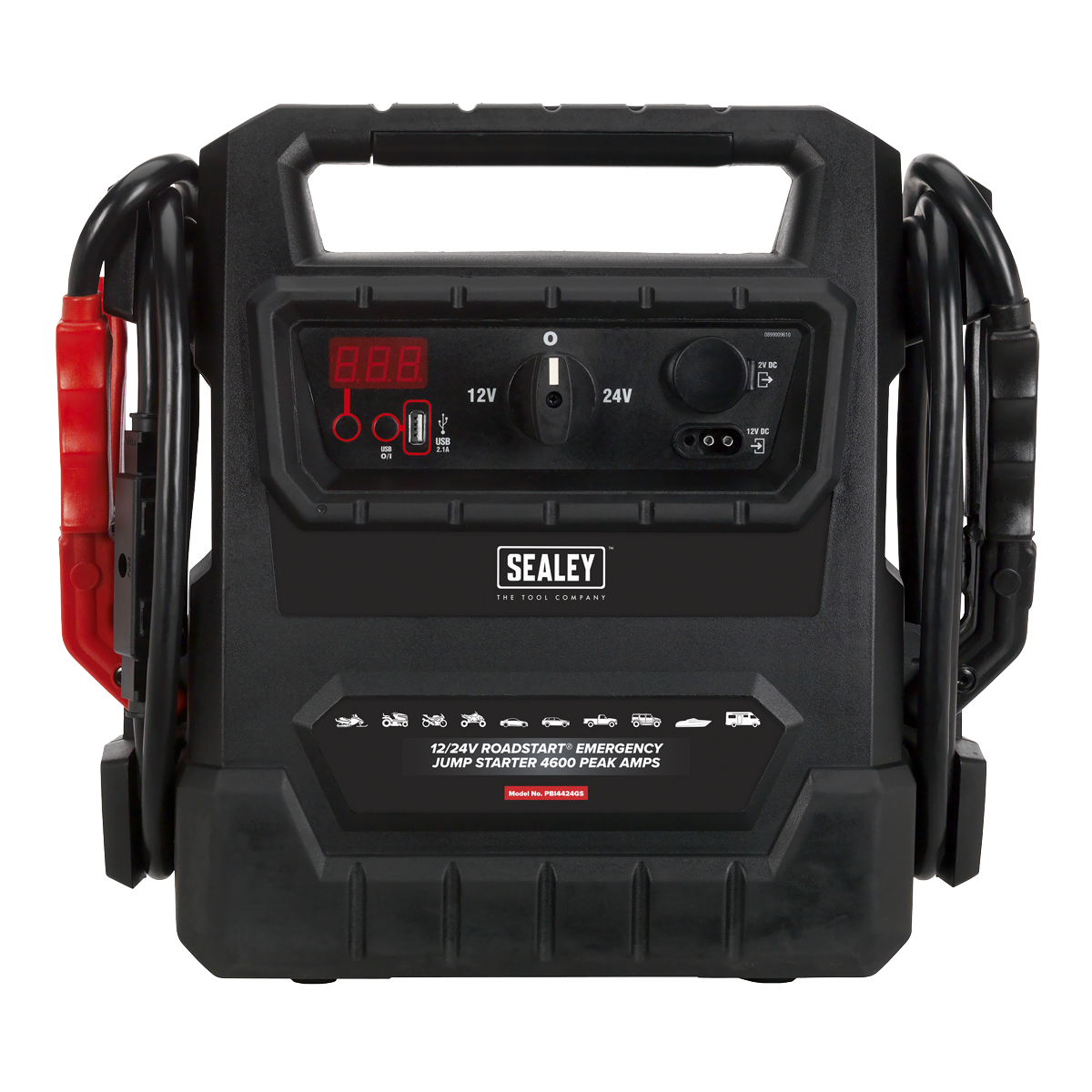 12/24V RoadStart® Emergency Jump Starter 4600 Peak Amps