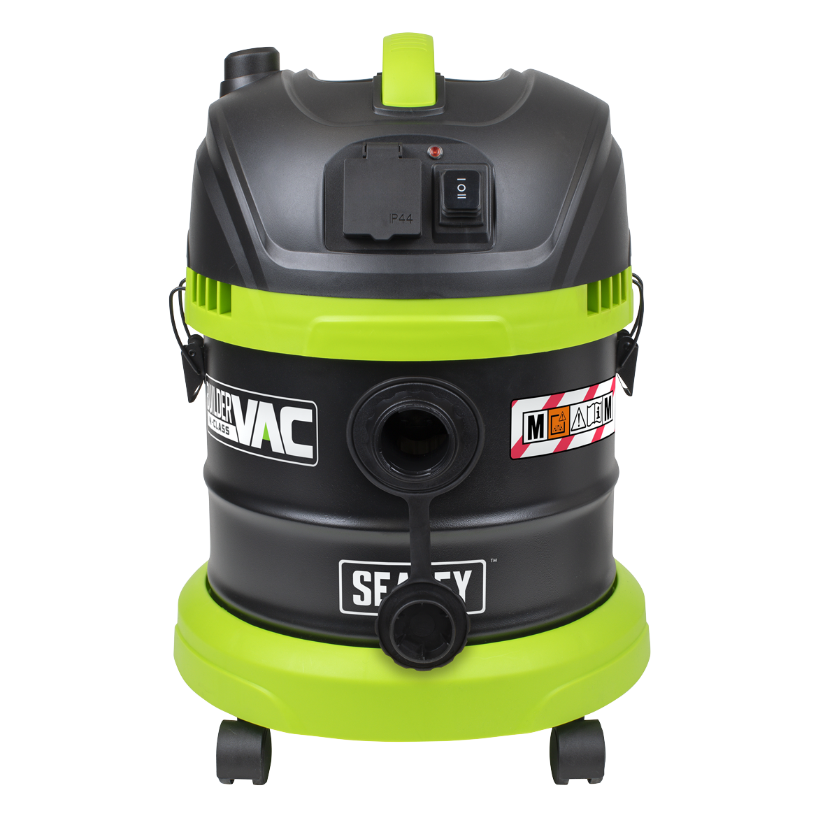 BuilderVac® M Class Wet & Dry Vacuum Cleaner with Stainless Steel Drum, 15L, 1400W (PC150BV)
