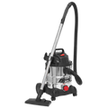 Wet & Dry Vacuum Cleaner with Stainless Steel Drum, 20L, 1250W (PC200SD)