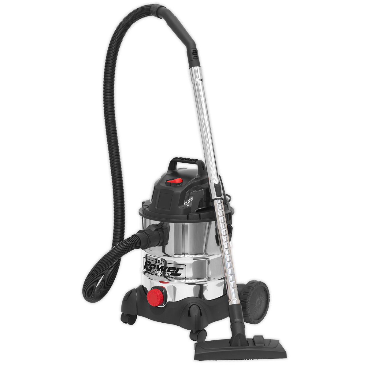 Wet & Dry Vacuum Cleaner with Stainless Steel Drum, 20L, 1250W (PC200SD)