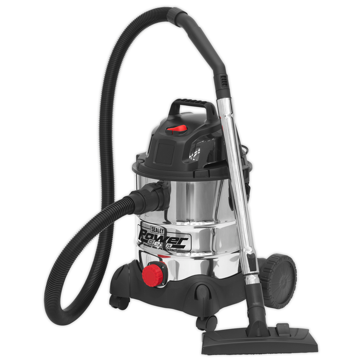 Wet & Dry Vacuum Cleaner with Stainless Steel Drum, 20L, 1250W (PC200SD)