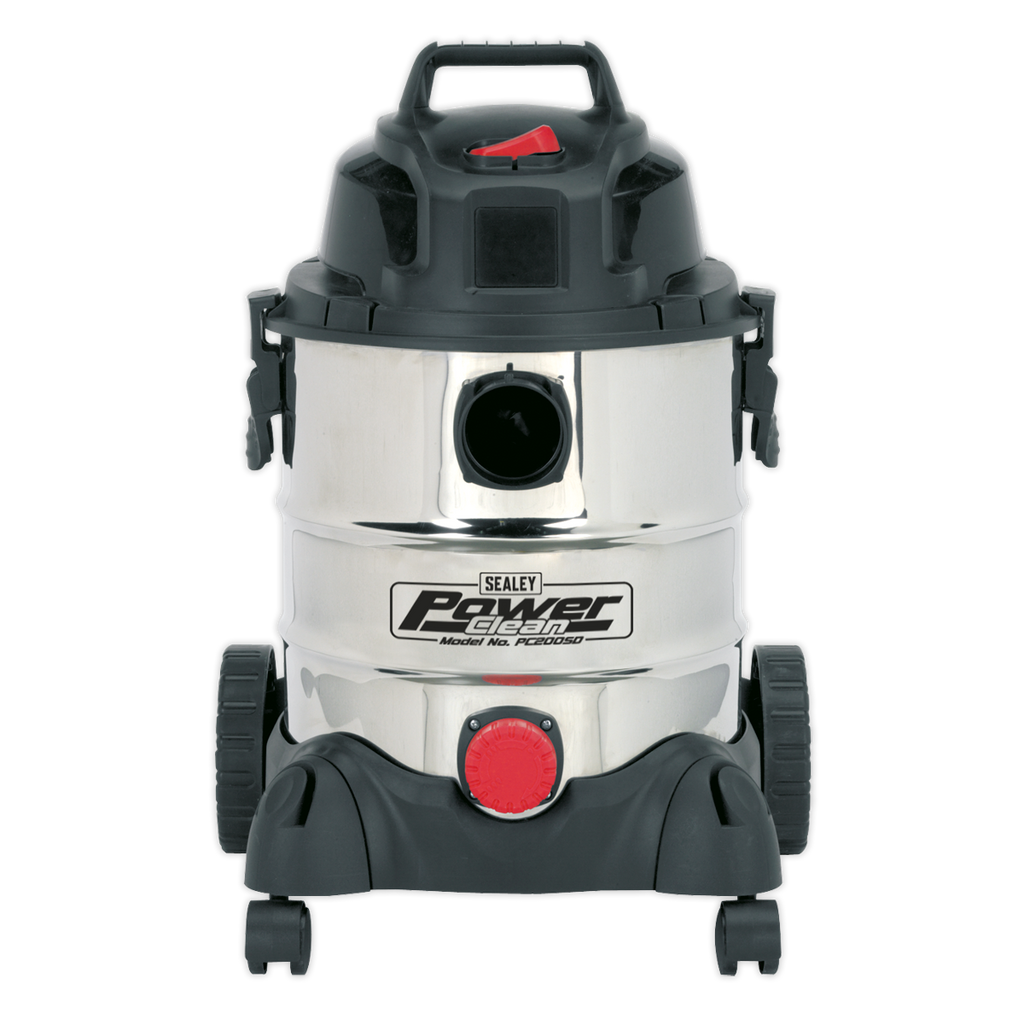 Wet & Dry Vacuum Cleaner with Stainless Steel Drum, 20L, 1250W (PC200SD)