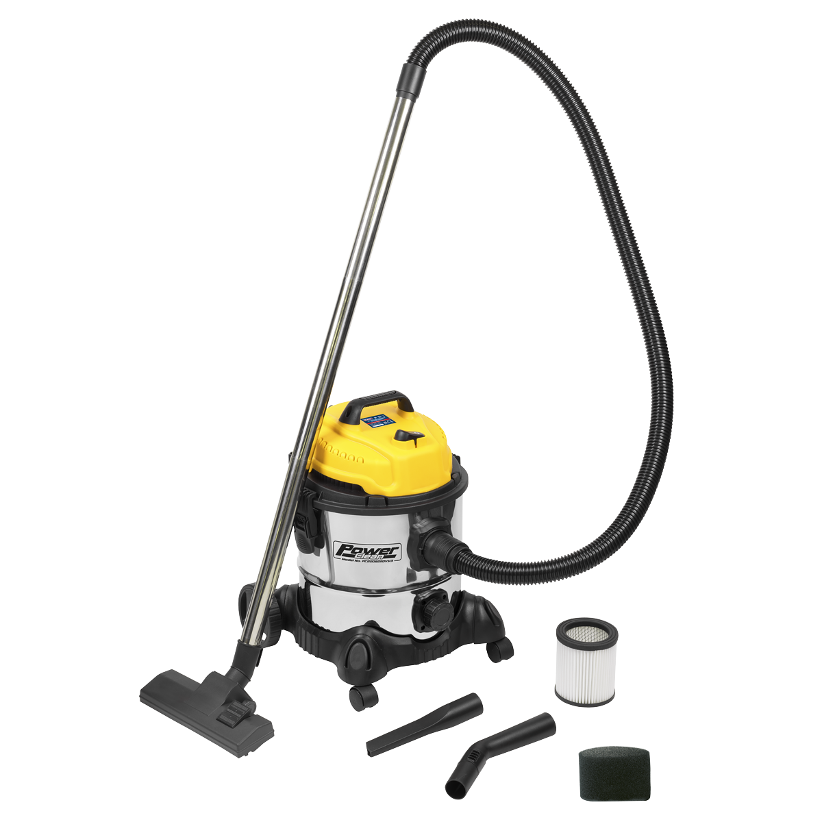 20L Vacuum Cleaner Wet & Dry Stainless Drum 1200W/110V