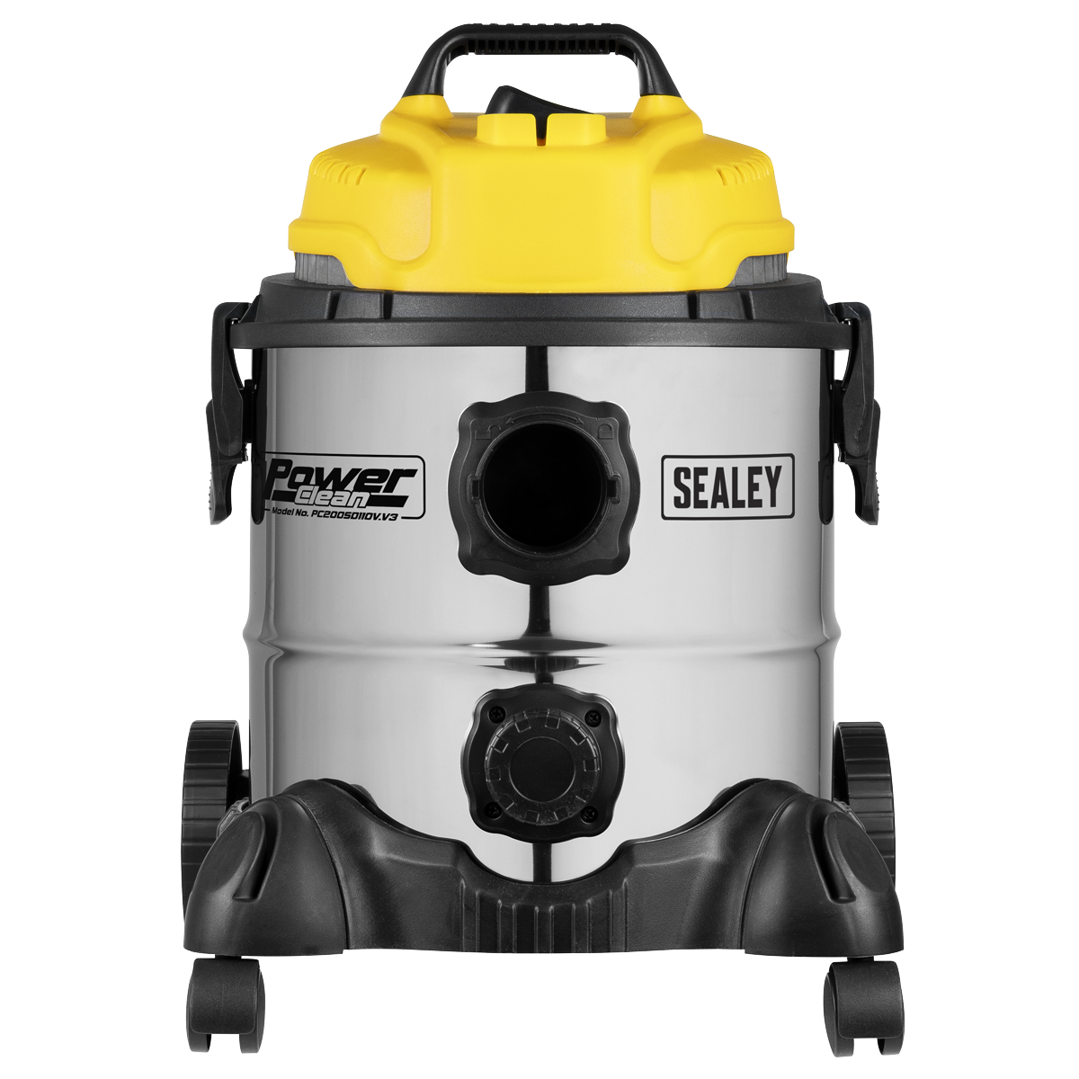 Wet & Dry Vacuum Cleaner with Stainless Steel Drum, 20L, 1200W 110V (PC200SD110V)