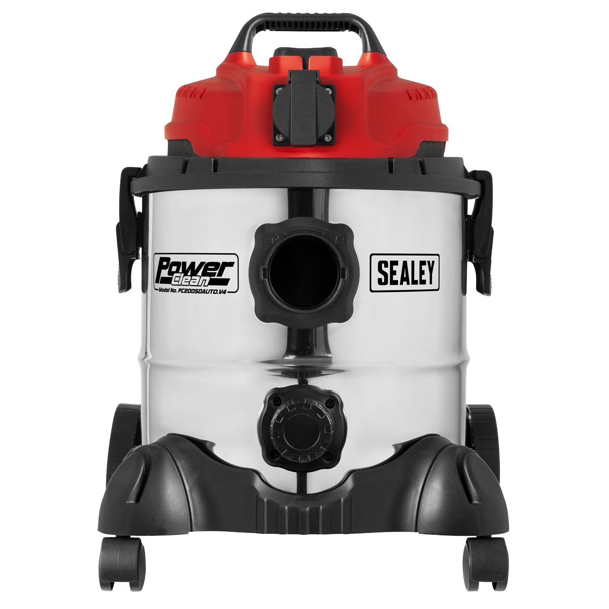 20L Industrial Vacuum Cleaner Wet & Dry with Stainless Steel Drum & Auto Start 1400W/230V