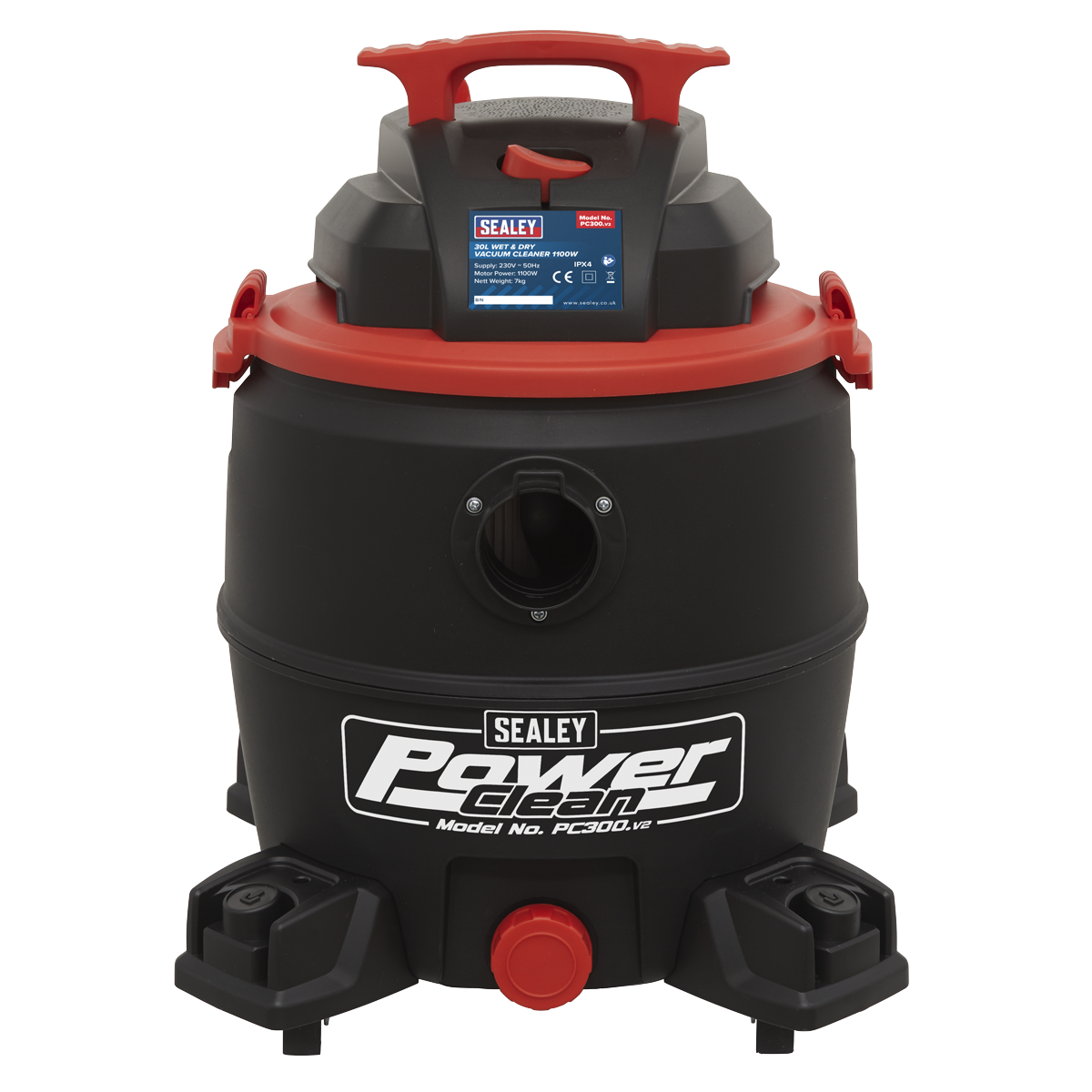 30L Vacuum Cleaner Wet & Dry 1100W/230V
