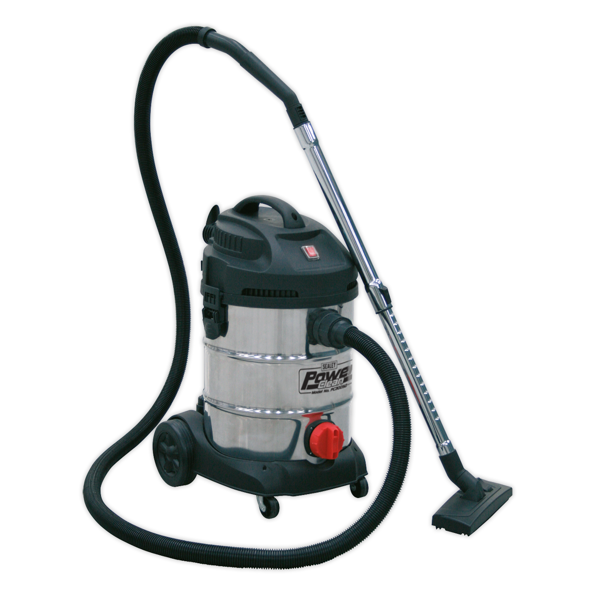 Wet & Dry Vacuum Cleaner with Stainless Steel Drum, 30L, 1200W (PC300SD)