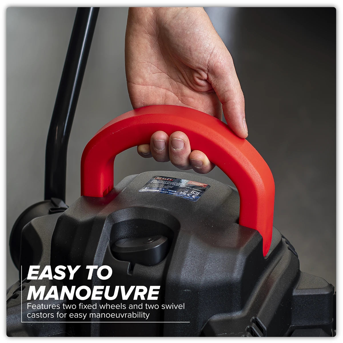 30L Vacuum Cleaner Wet & Dry with Stainless Steel Drum & Detachable Leaf Blower 1200W/230V
