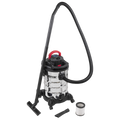 30L Vacuum Cleaner Wet & Dry with Stainless Steel Drum & Detachable Leaf Blower 1200W/230V