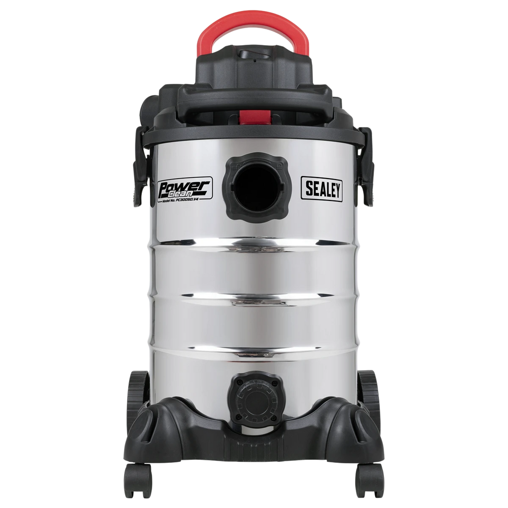30L Vacuum Cleaner Wet & Dry with Stainless Steel Drum & Detachable Leaf Blower 1200W/230V