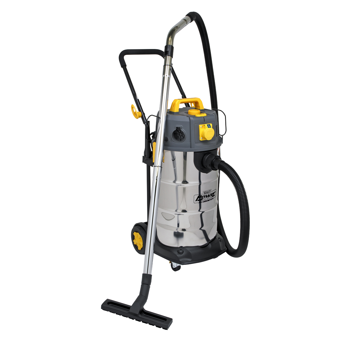 M Class Dust-Free Vacuum Cleaner Wet & Dry Stainless Steel Drum 38L 1100W/110V