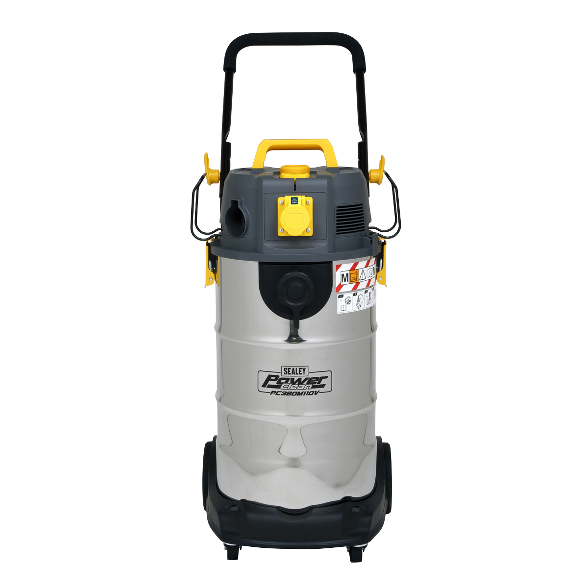 M Class Dust-Free Vacuum Cleaner Wet & Dry Stainless Steel Drum 38L 1100W/110V