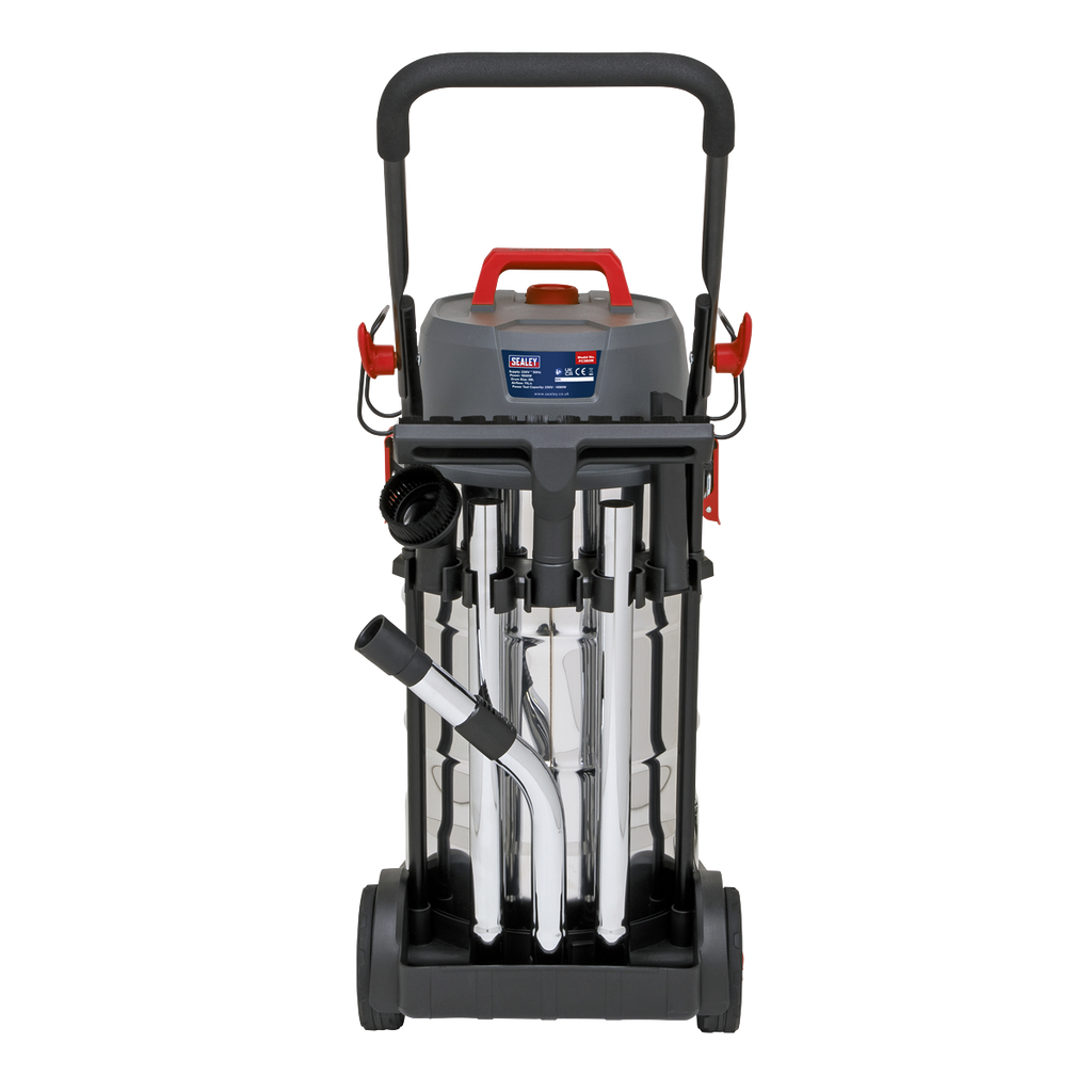 M Class Dust-Free Vacuum Cleaner Wet & Dry Stainless Steel Drum 38L 1500W/230V