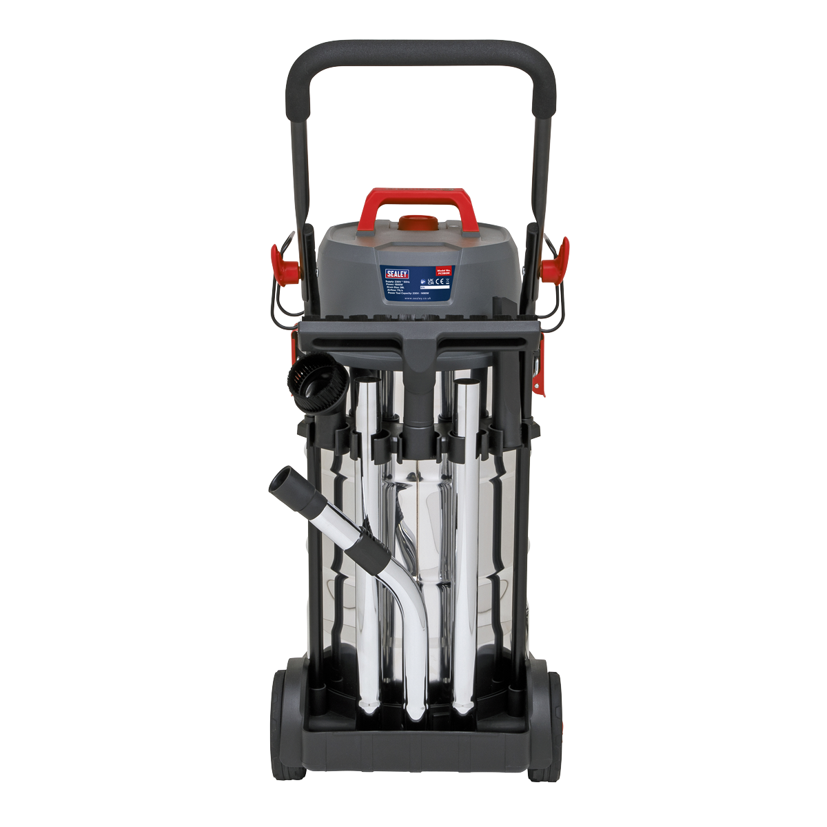 M Class Dust-Free Vacuum Cleaner Wet & Dry Stainless Steel Drum 38L 1500W/230V