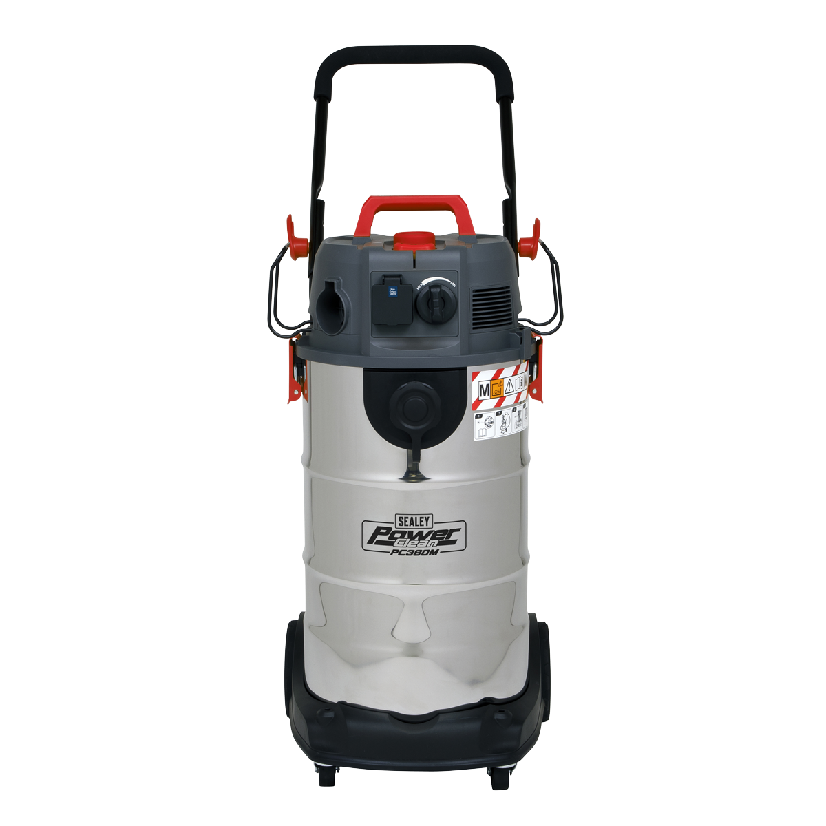 M Class Dust-Free Vacuum Cleaner Wet & Dry Stainless Steel Drum 38L 1500W/230V