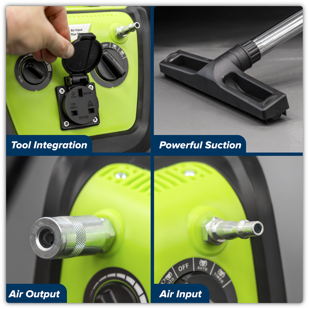 M Class Dust-Free Industrial Wet & Dry Vacuum Cleaner 40L with Autostart 1600W/230V
