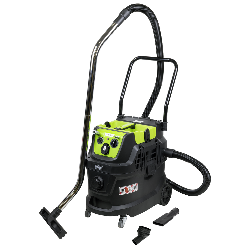 M Class Dust-Free Industrial Wet & Dry Vacuum Cleaner 40L with Autostart 1600W/230V
