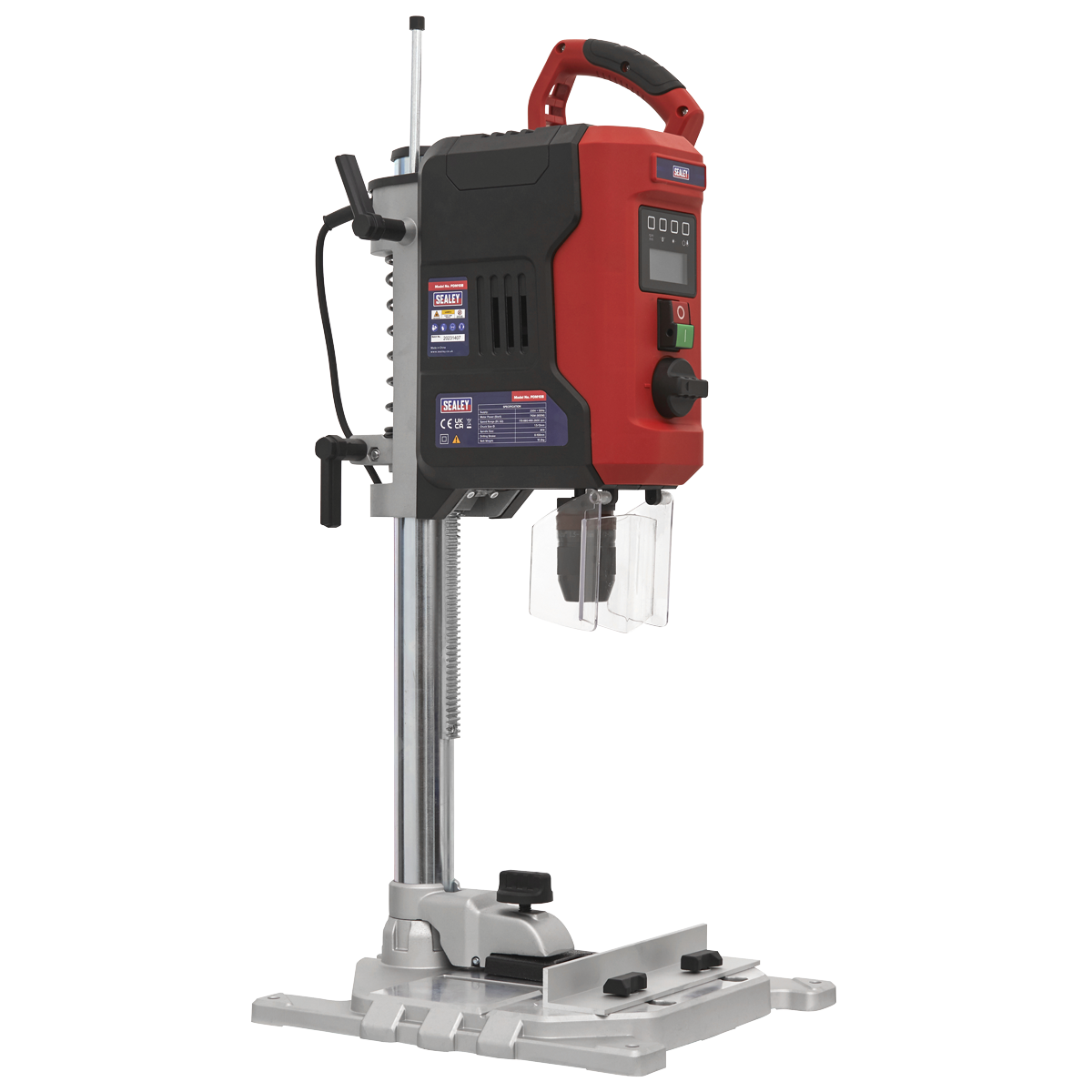 Bench Pillar Drill with Digital Display & Laser Guide, 2-Speed, 720W (PDM10B) (Factory Refurbished B)