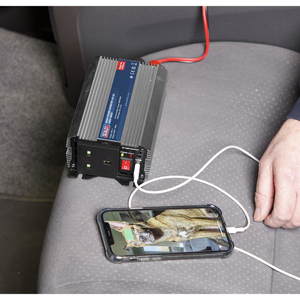 Modified Sine Wave Power Inverter, 300W 12V (PI300)