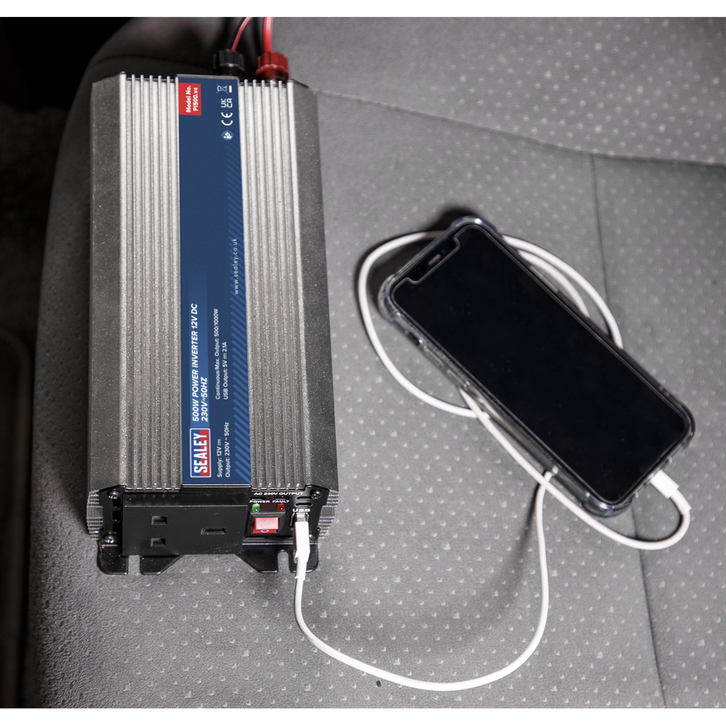 Modified Sine Wave Power Inverter, 500W 12V (PI500)