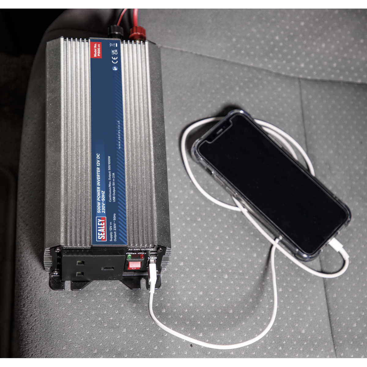 Modified Sine Wave Power Inverter, 500W 12V (PI500)