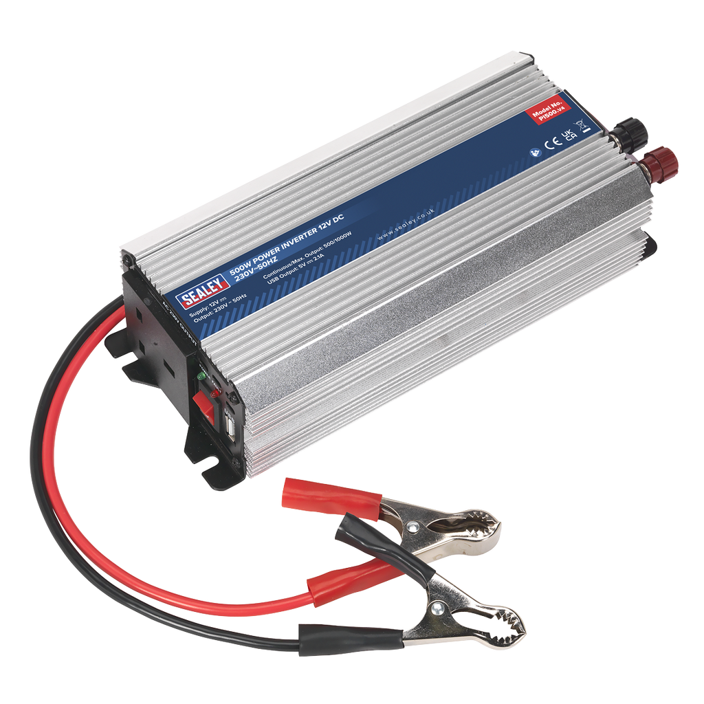 Modified Sine Wave Power Inverter, 500W 12V (PI500)
