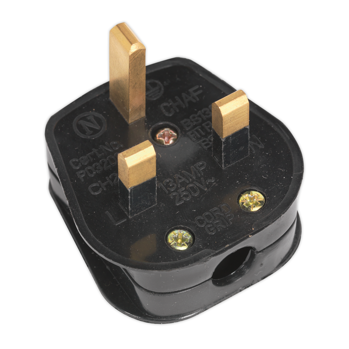 13A Plug - Black