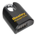Premier™ Steel Body Combination Padlock Shrouded Shackle 62m