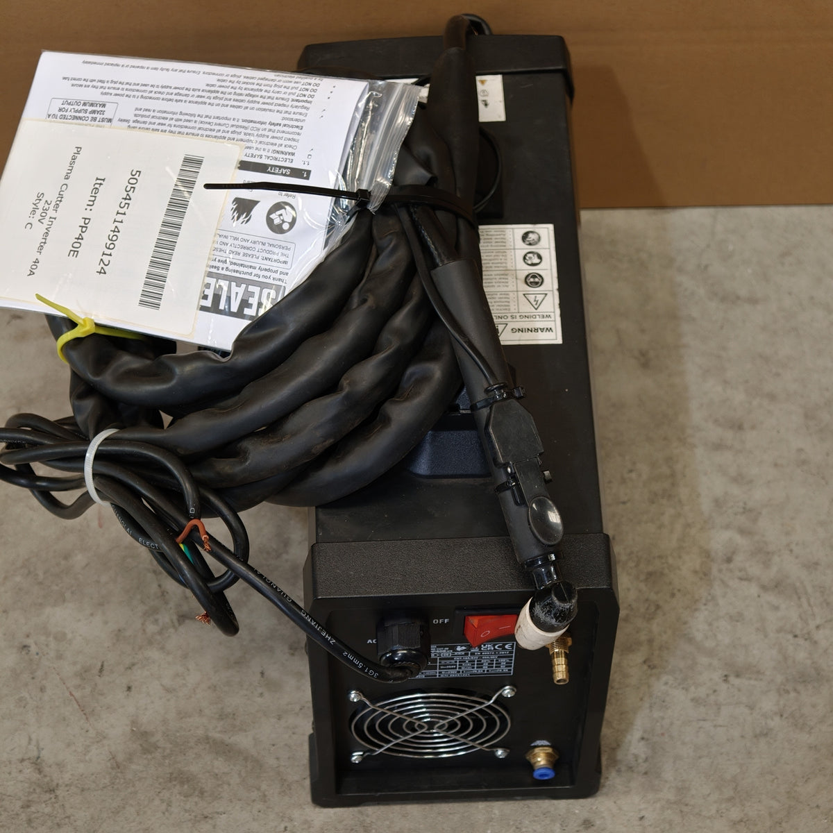 Plasma Cutter Inverter, 40A (PP40E) (Factory Refurbished C)