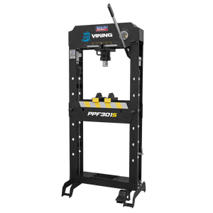 Viking Floor Type Air/Hydraulic Press with Sliding Ram and Foot Pedal 30 Tonne