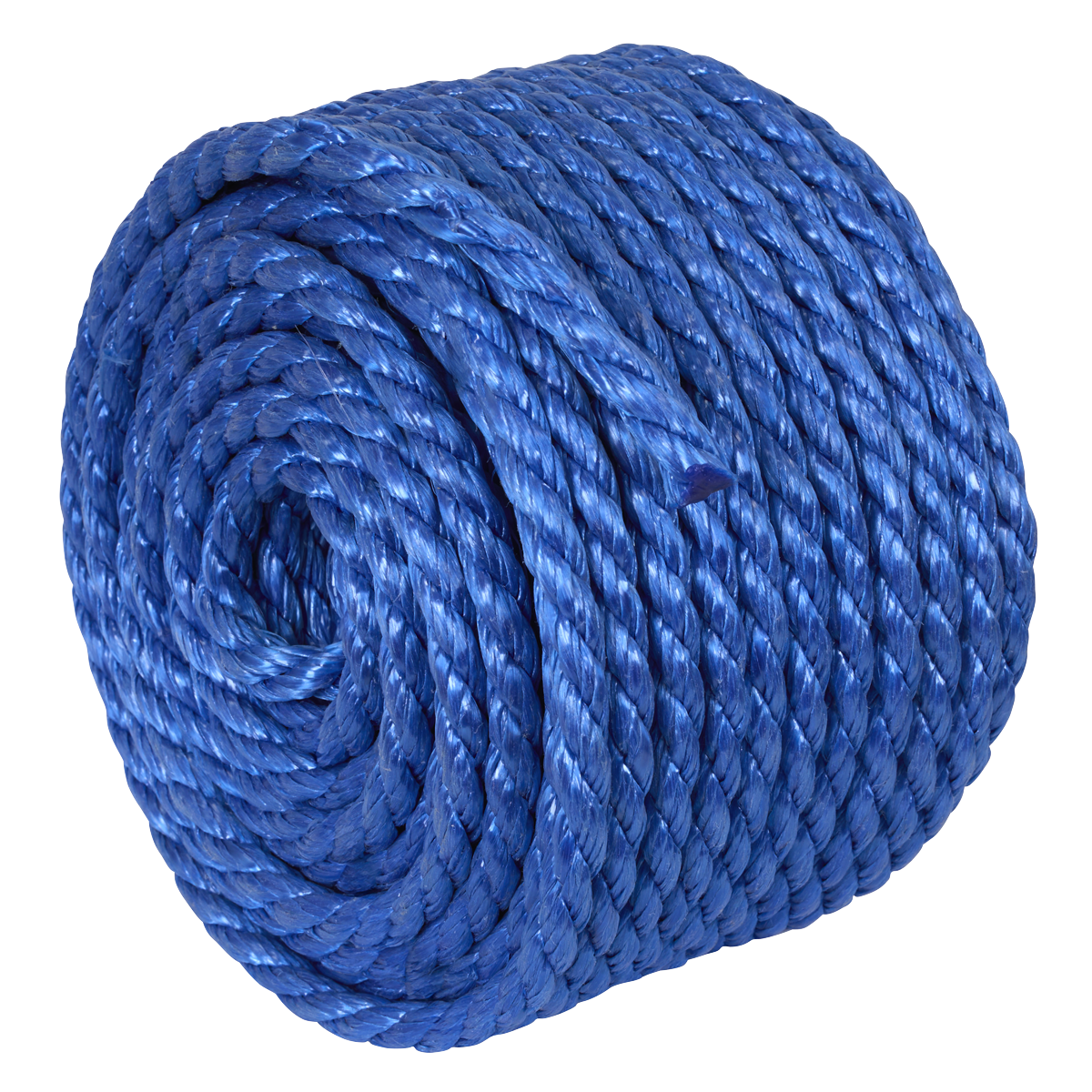 10mm x 30m Polypropylene Split Film Twisted Rope, Blue