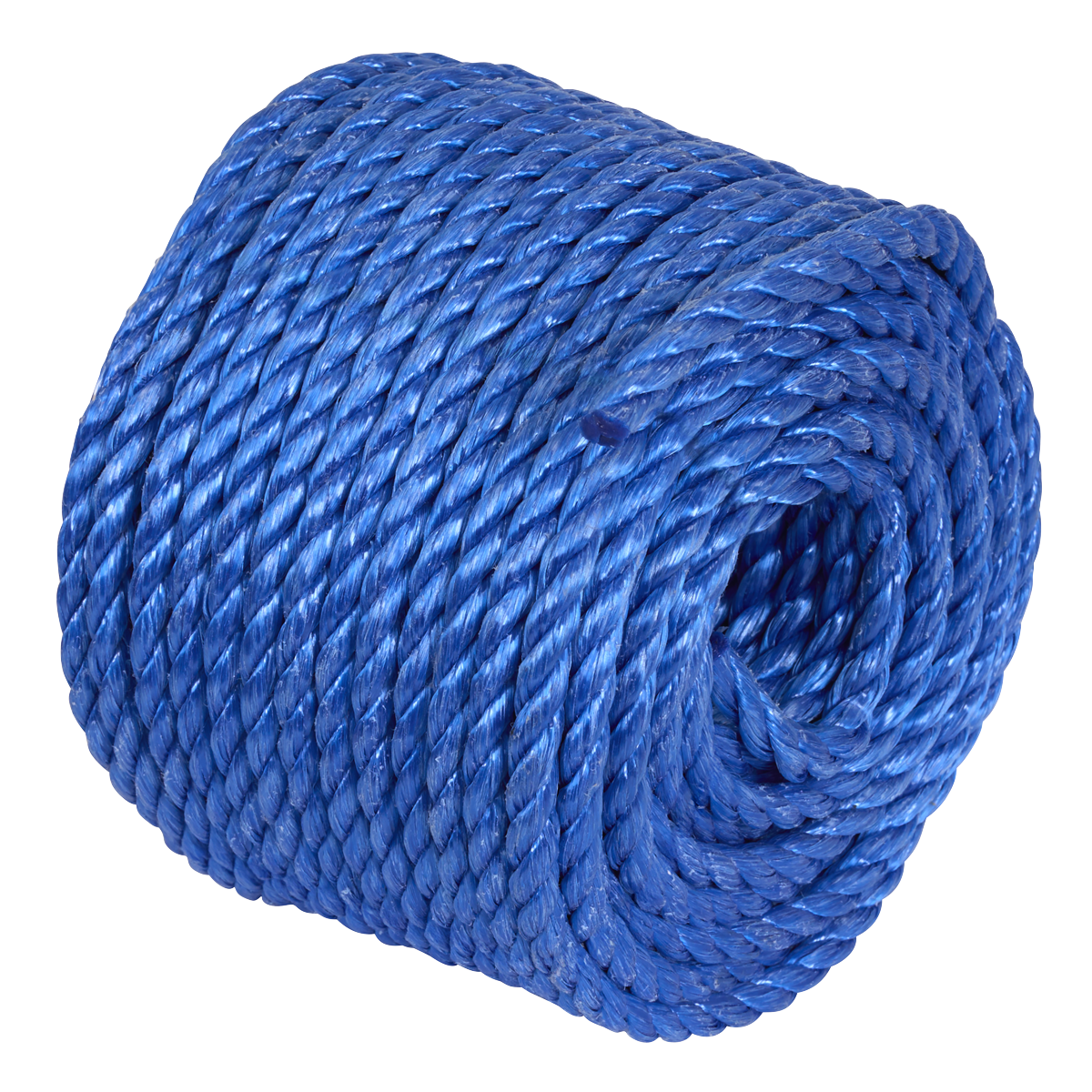 8mm x 30m Polypropylene Split Film Twisted Rope, Blue