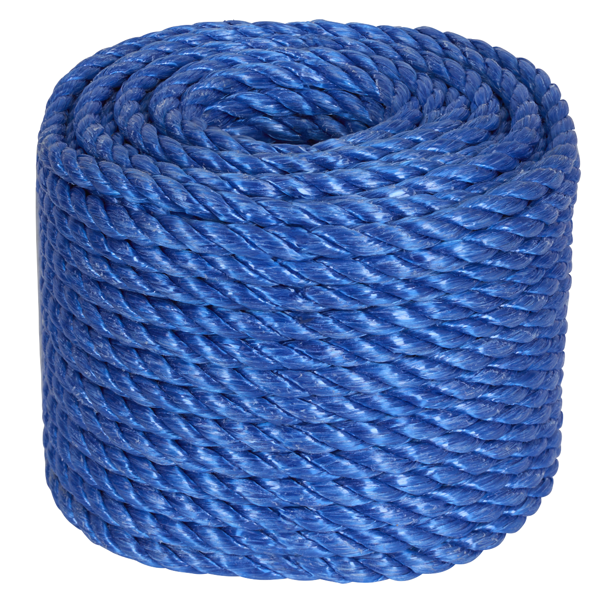 8mm x 30m Polypropylene Split Film Twisted Rope, Blue