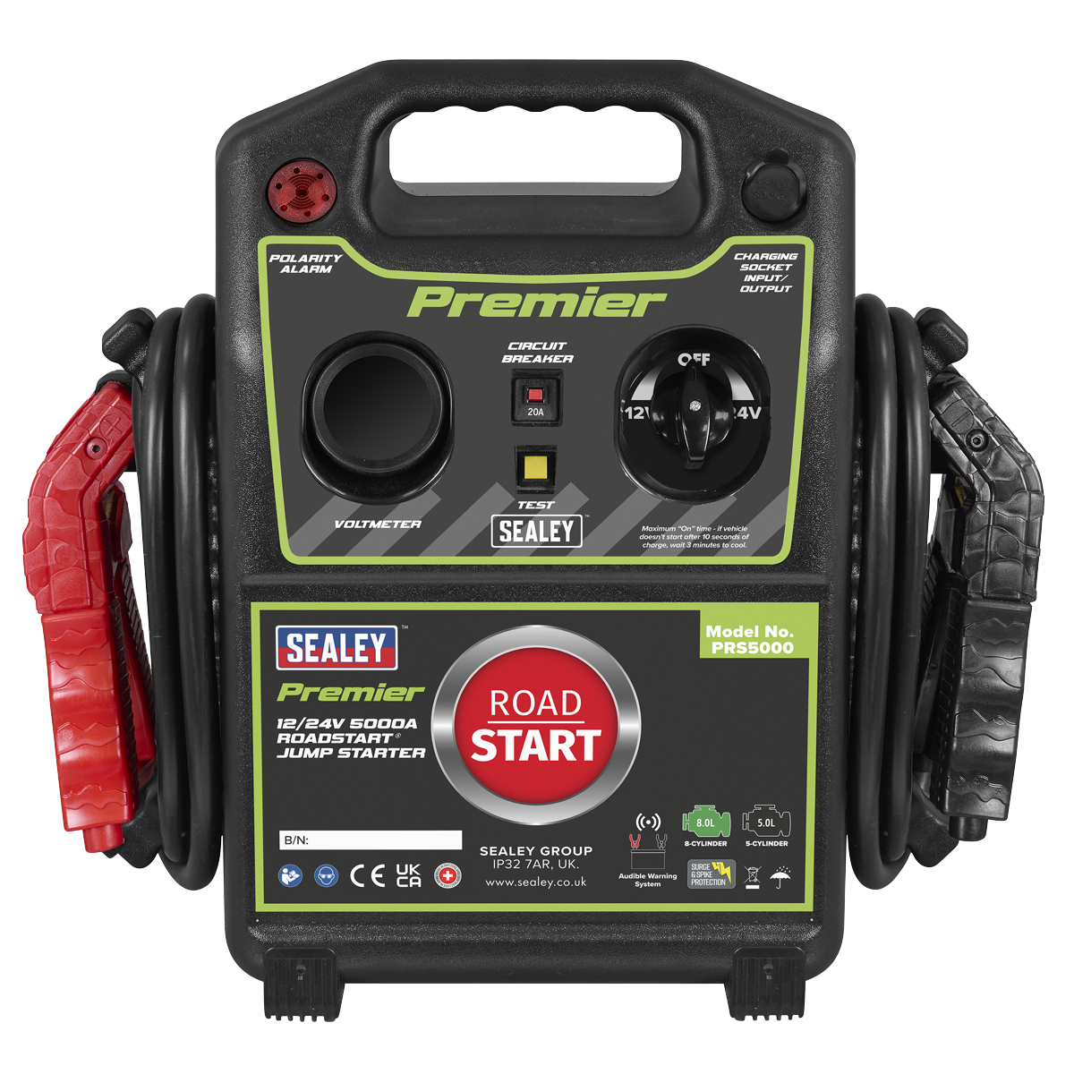 12/24V Premier RoadStart® Jump Starter 5000A