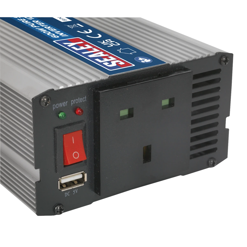 Pure Sine Wave Power Inverter 600W 12V