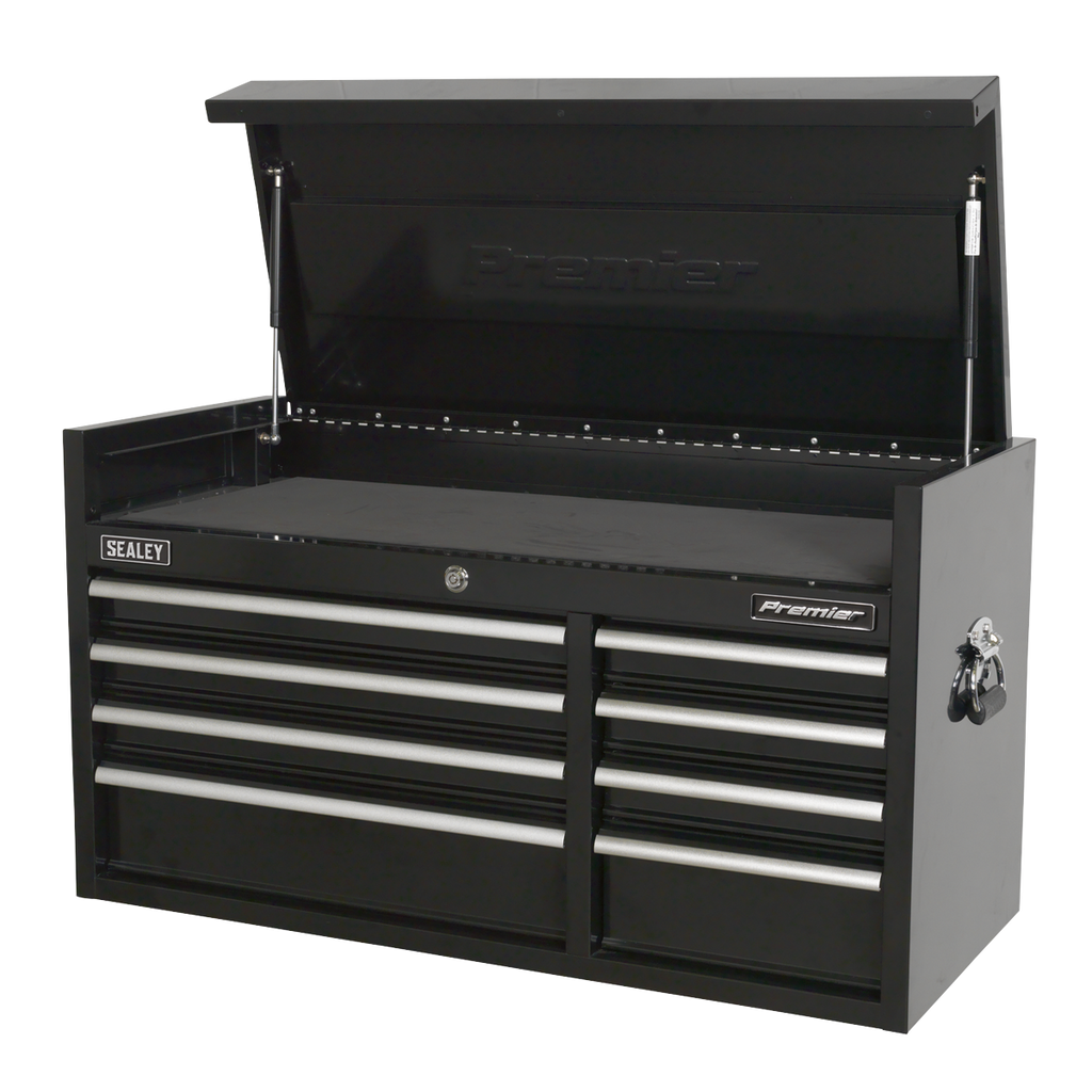 Premier™ Heavy-Duty Extra-Wide Topchest 8 Drawer 1040mm - Black