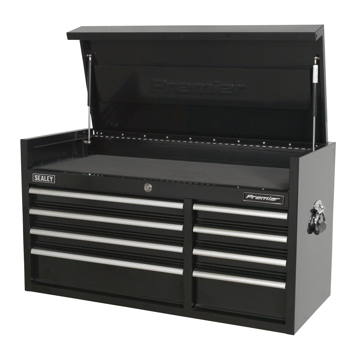 Premier™ Heavy-Duty Extra-Wide Topchest 8 Drawer 1040mm - Black