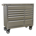 Premier™ Heavy-Duty Extra-Wide Rollcab 11 Drawer 1055mm - Stainless Steel