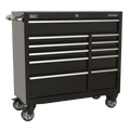 Premier™ Heavy-Duty Extra-Wide Rollcab 11 Drawer 1055mm - Black