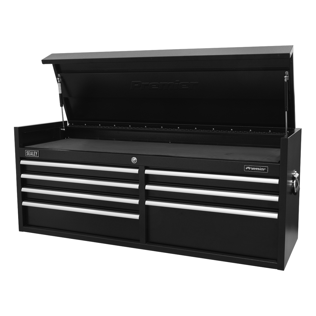 Premier™ Heavy-Duty Extra-Wide Topchest 7 Drawer 1415mm - Black