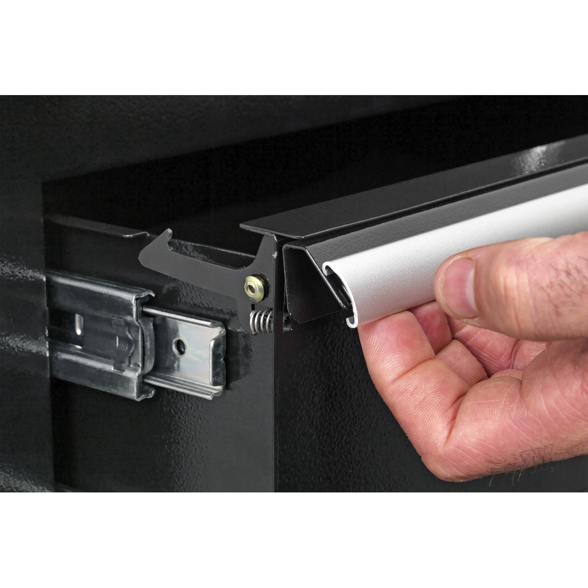 Premier™ Heavy-Duty Extra-Wide Rollcab 11 Drawer 1430mm - Black