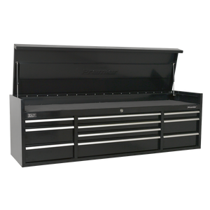 Premier™ Heavy-Duty Extra-Wide Topchest 10 Drawer 1830mm - Black