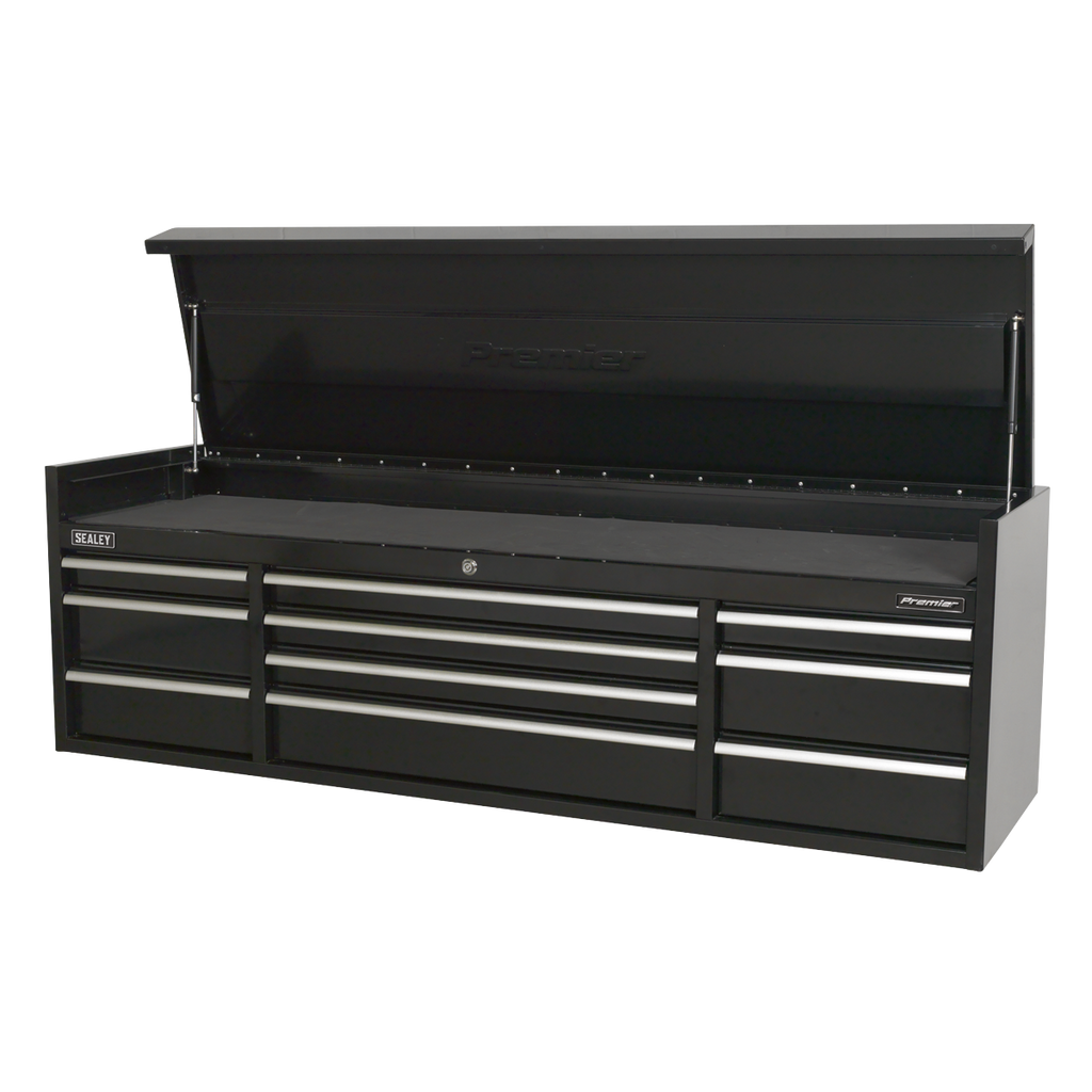 Premier™ Heavy-Duty Extra-Wide Topchest 10 Drawer 1830mm - Black