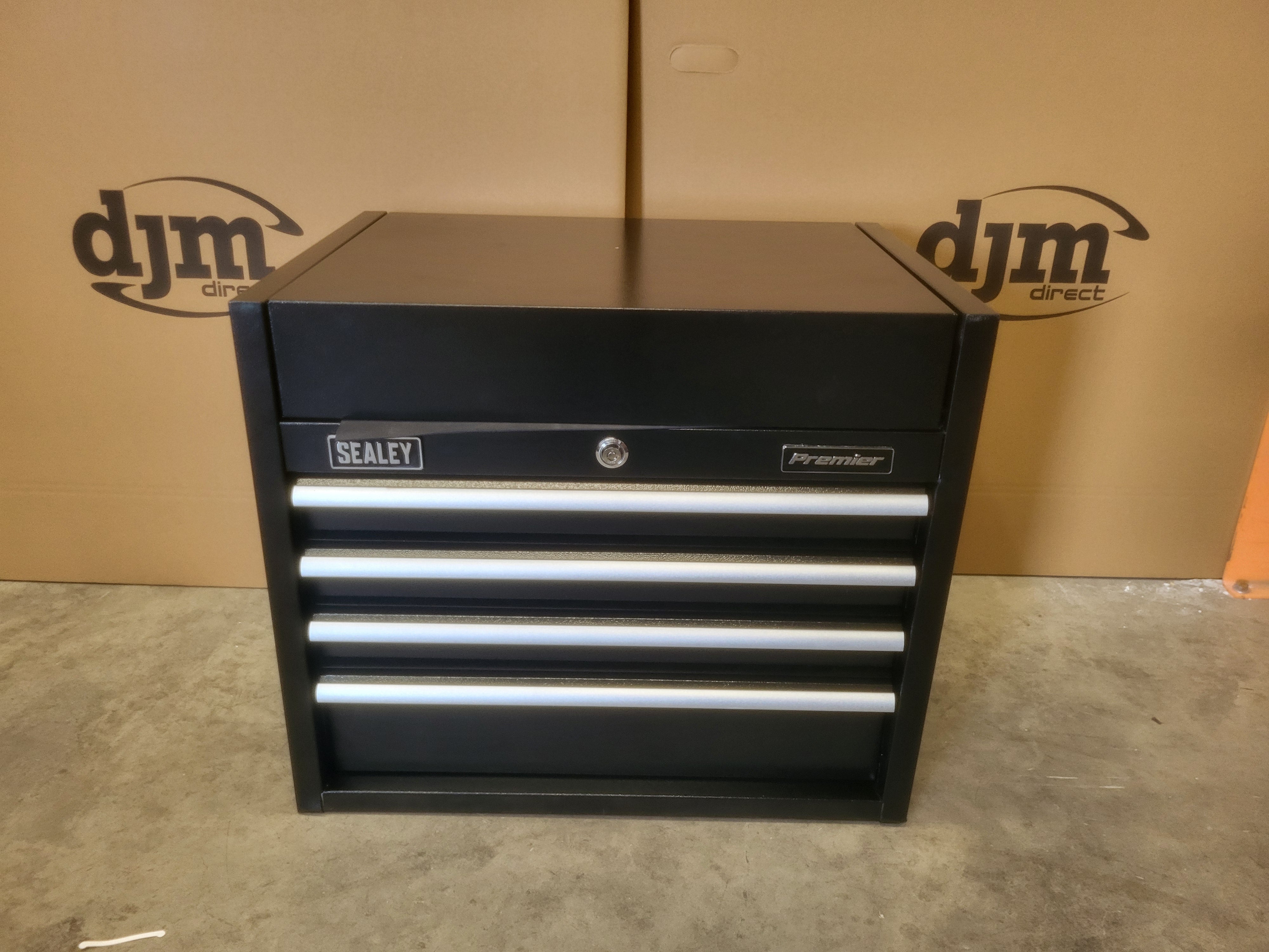 Sealey 4 Drawer Heavy-Duty Topchest 660mm - Black - B