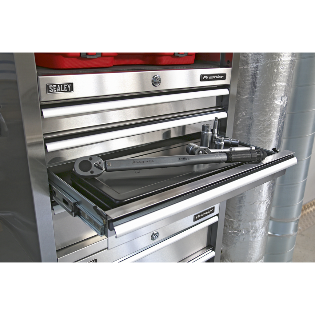 Premier™ Heavy-Duty Topchest 4 Drawer 675mm - Stainless Steel