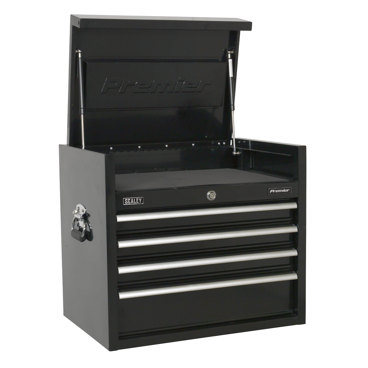 Premier™ Heavy-Duty Topchest 4 Drawer 660mm - Black